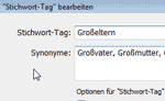 Stichworte und Synonyme in Lightroom