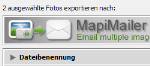 Foto per Email verschicken mit dem Lightroom Zusatzmodul MapiMailer für Windows