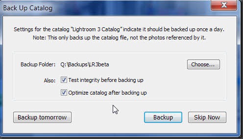 Backups starten