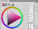 Photoshop CS5, Farbkreis-Wahl der Farbe mit dem MagicPicker Panel